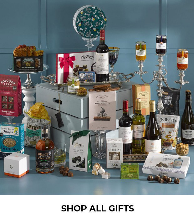 shop all selection of gifts and hampers